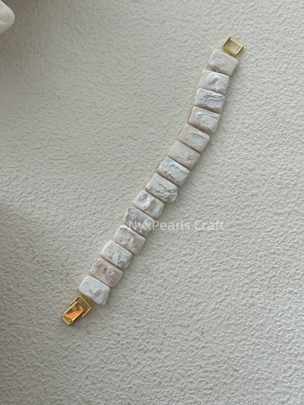 599 Baroque Natural Pearl Watch Bracelet - 图片 4