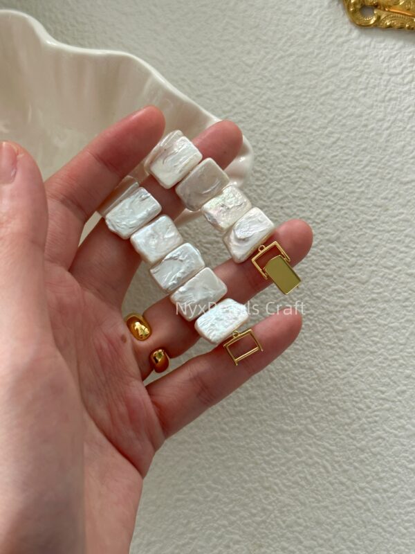 599 Baroque Natural Pearl Watch Bracelet - 图片 2
