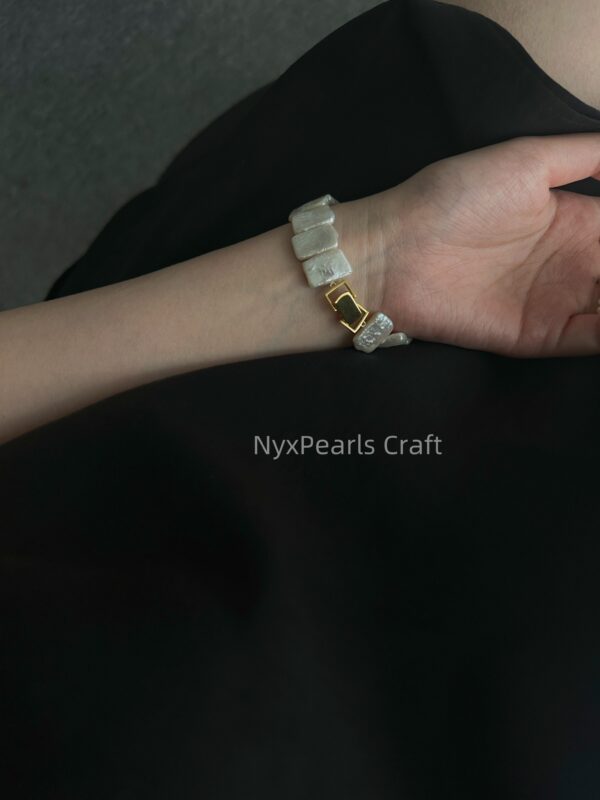 599 Baroque Natural Pearl Watch Bracelet - 图片 15