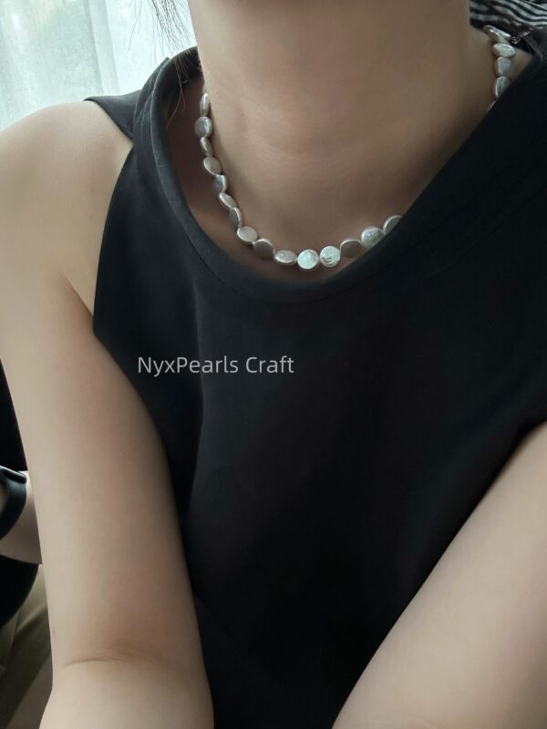 Small Round Baroque Pearl Necklace - 图片 11