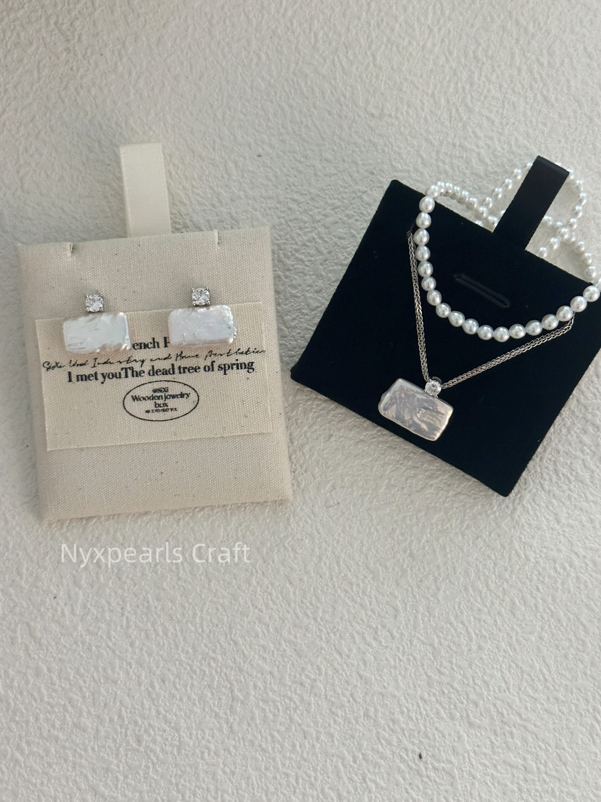 Small Square Diamond Necklace - 图片 5