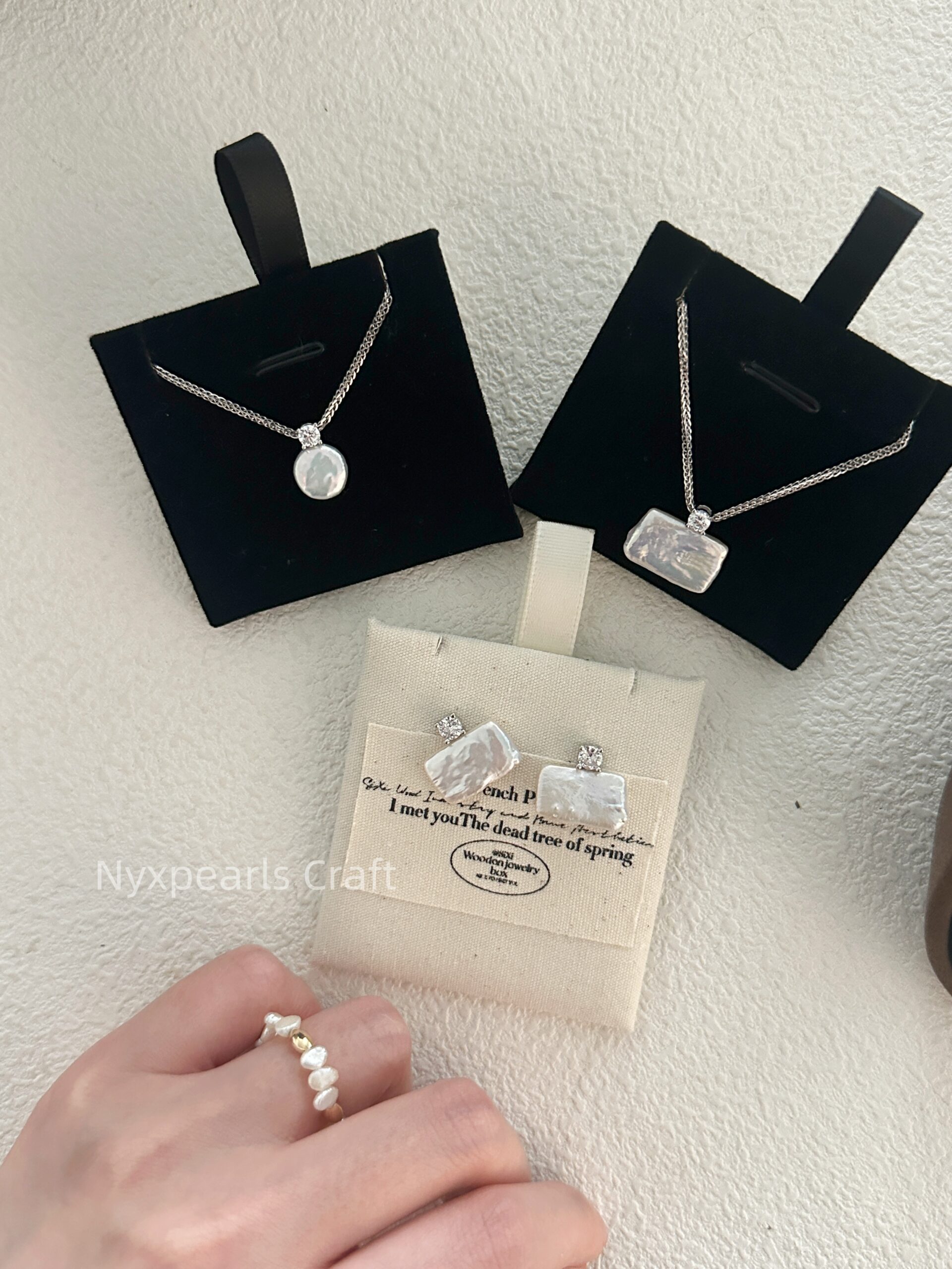 Small Square Diamond Necklace - 图片 6