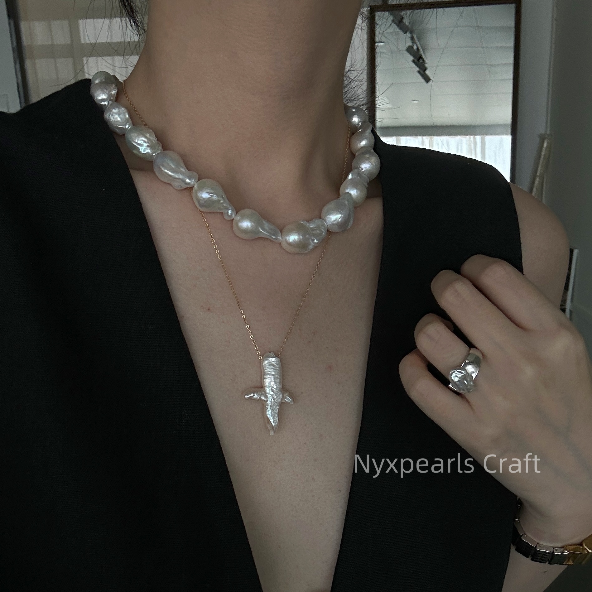 Chain Cross Necklace - 图片 7