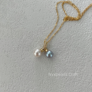 Cherry Two-Tone Pearl Necklace