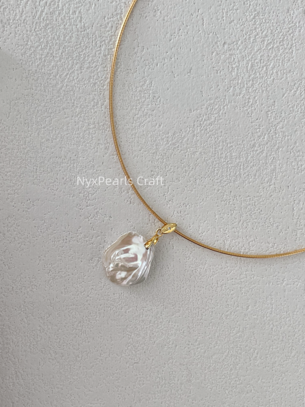 Golden Petal Necklace