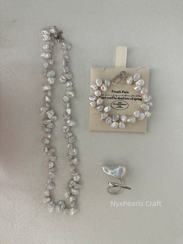 Keshi Pearl Custom Bracelet - 图片 8