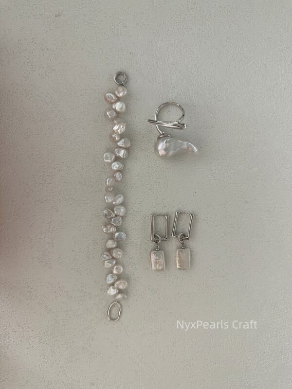 Keshi Pearl Custom Bracelet - 图片 5