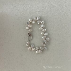 Keshi Pearl Custom Bracelet