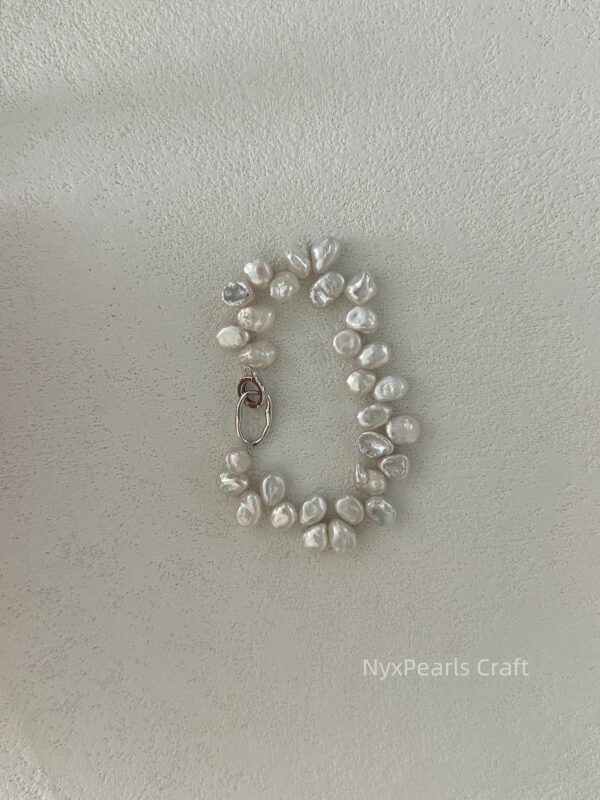 Keshi Pearl Custom Bracelet