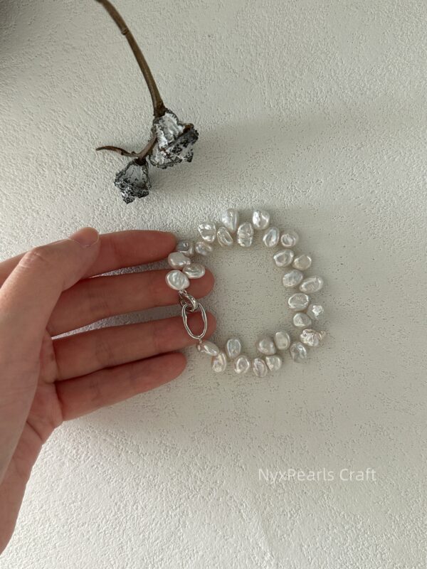 Keshi Pearl Custom Bracelet - 图片 2