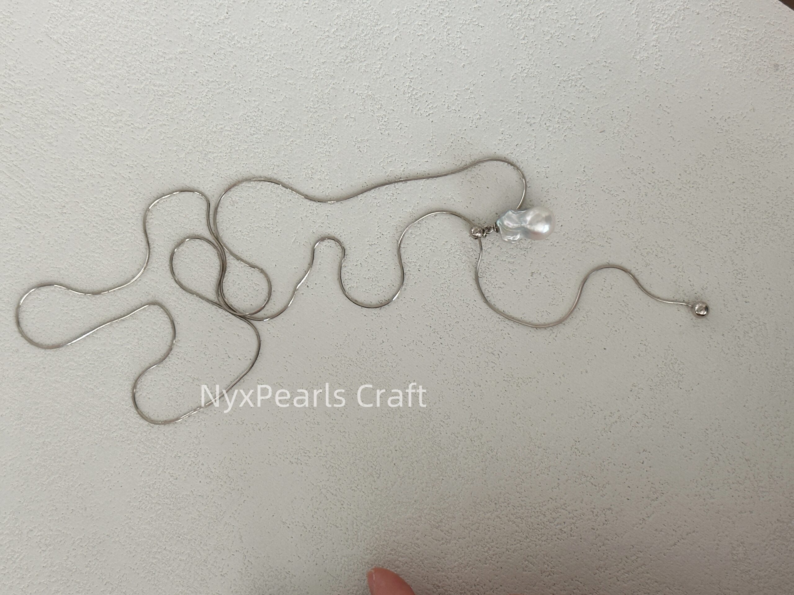 Small Baroque Adjustable Necklace - 图片 4