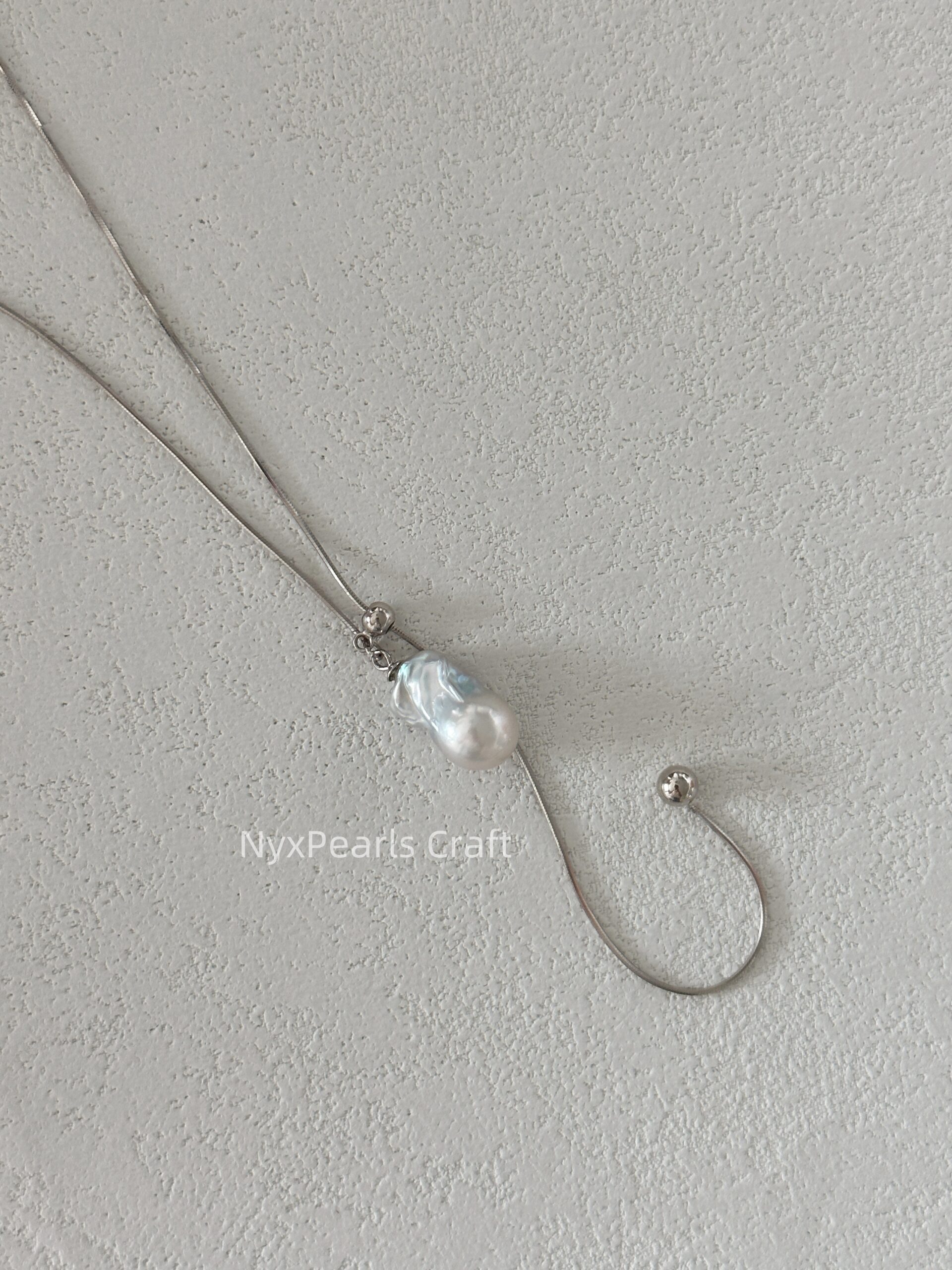 Small Baroque Adjustable Necklace - 图片 6