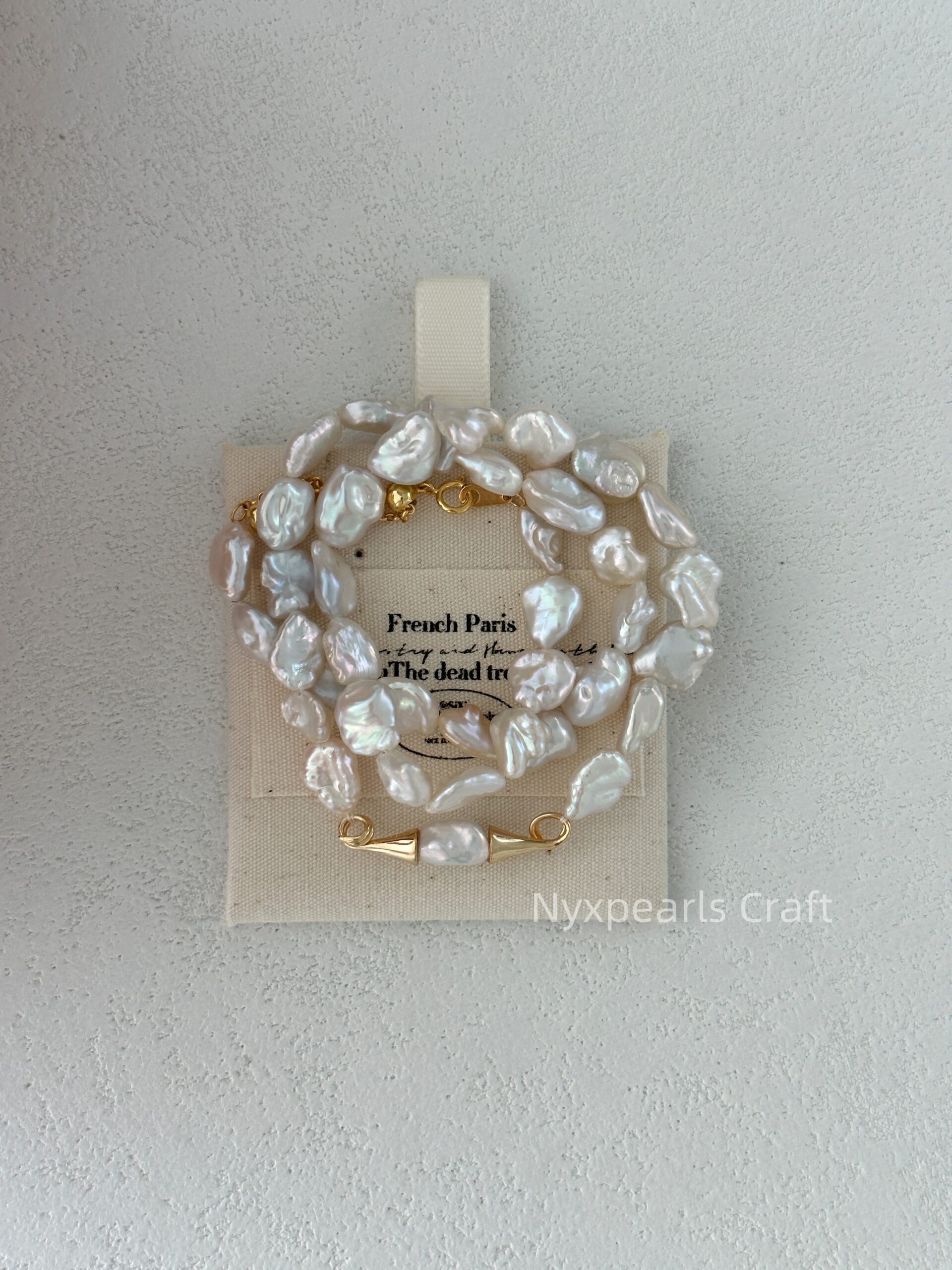 Mustache Pearl Necklace - 图片 2