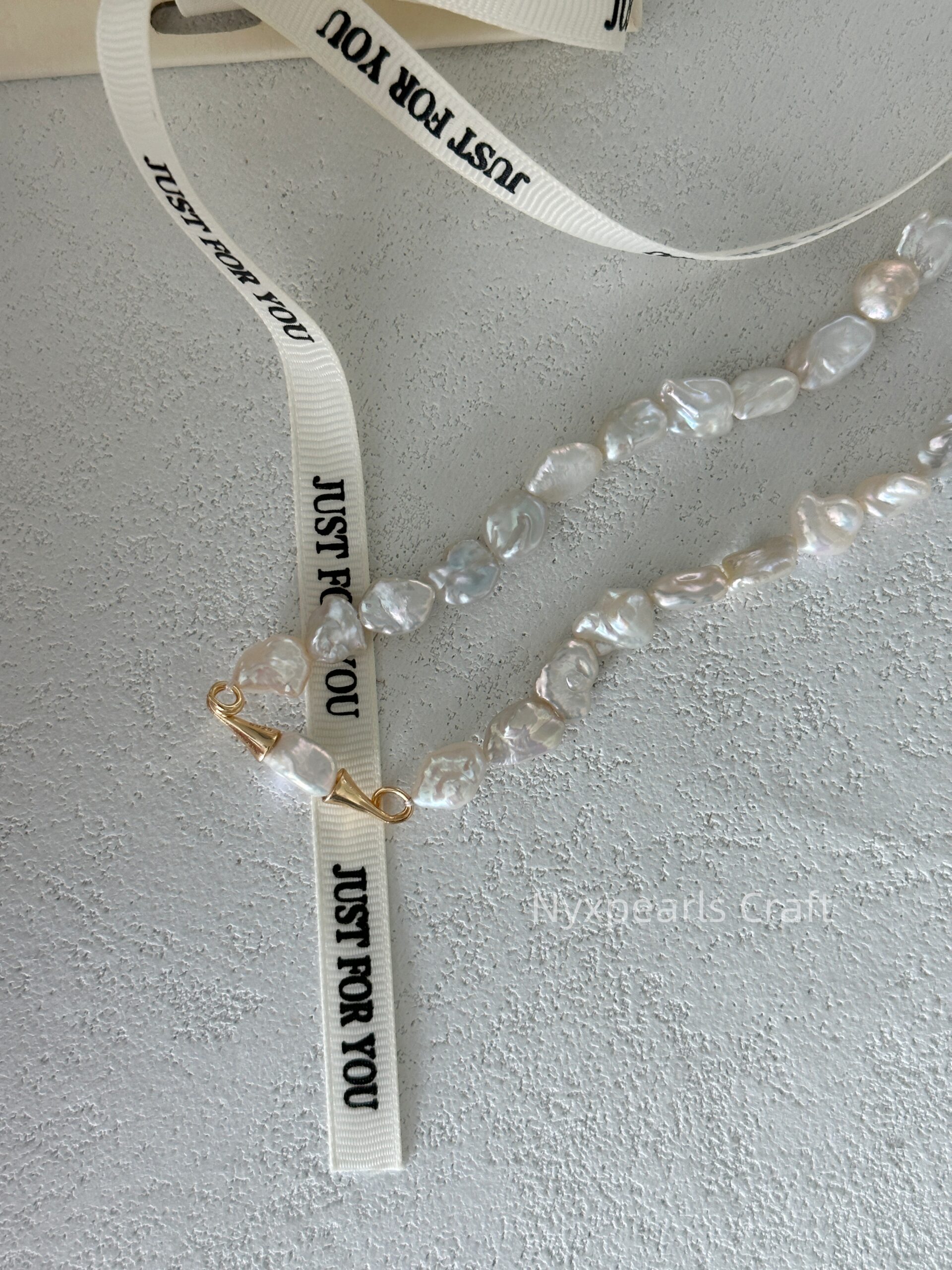 Mustache Pearl Necklace - 图片 10