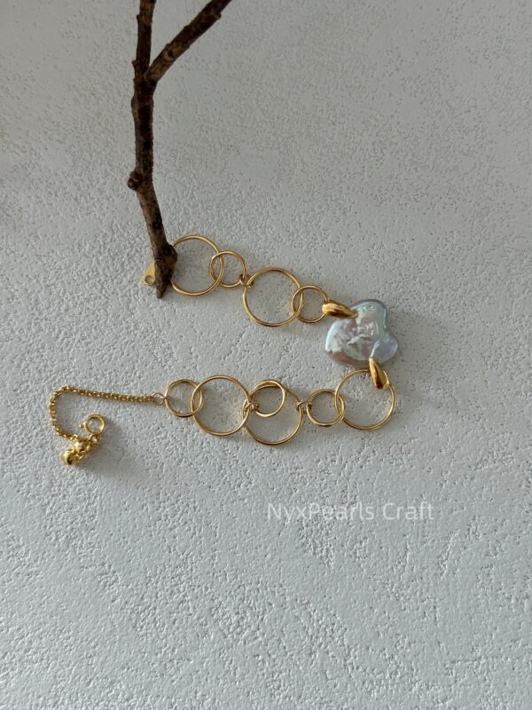 Geometric Circle Heart Bracelet - 图片 4