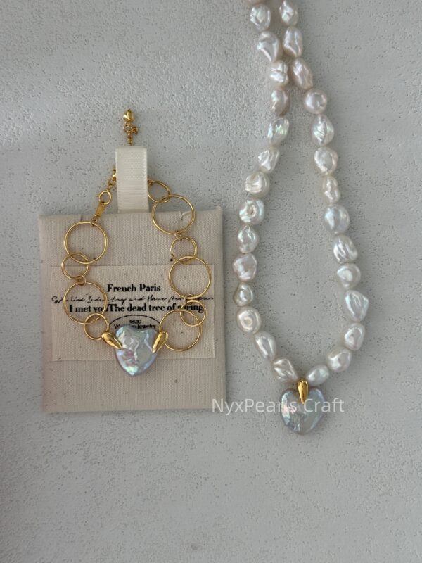 Geometric Circle Heart Bracelet - 图片 8