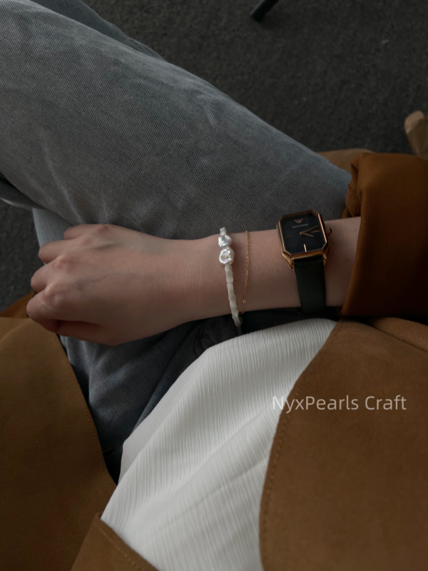 Shell Double-Layer Pearl Bracelet - 图片 10