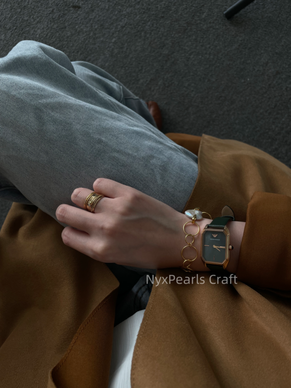 Geometric Circle Heart Bracelet - 图片 9