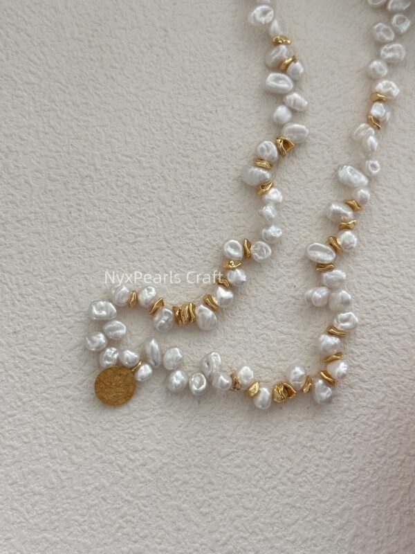 Gold Medal Keshi Pearl Necklace - 图片 5