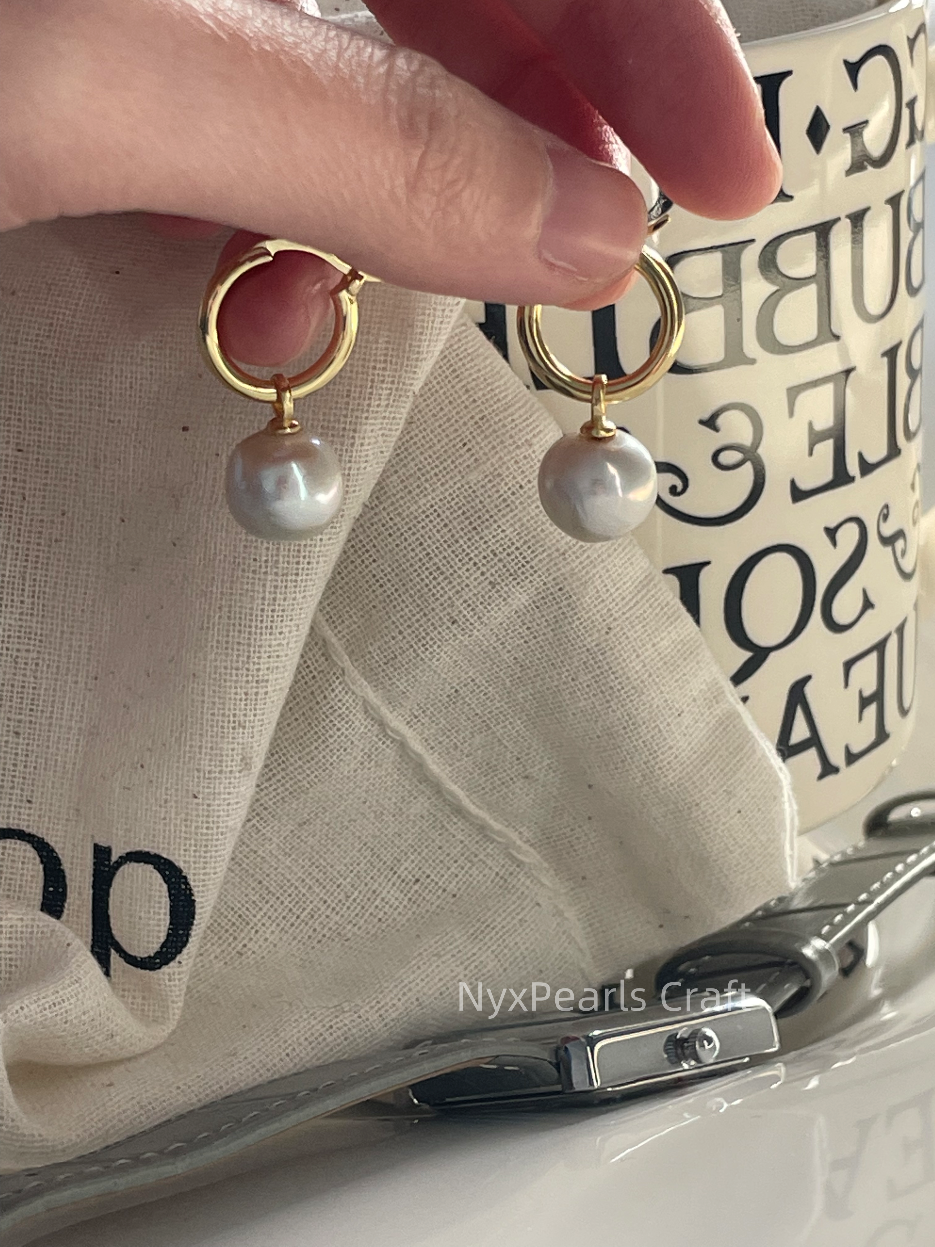 Baroque Crystal Earrings - 图片 2