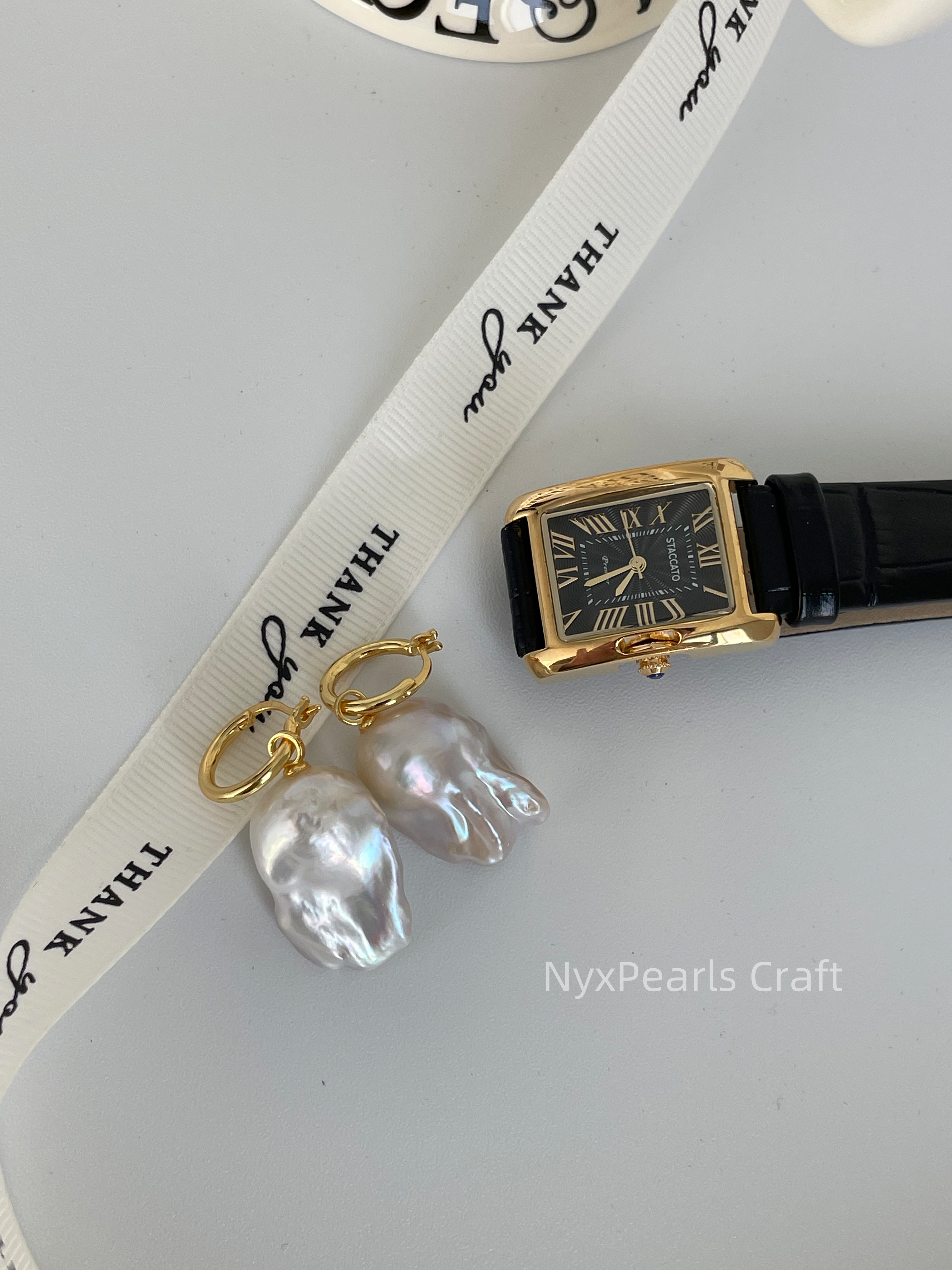 374 Grand Baroque Drop Earrings - 图片 6