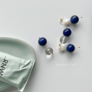 Lapis Lazuli Crystal Earrings