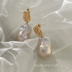 Oversized Metal Hoop Earrings