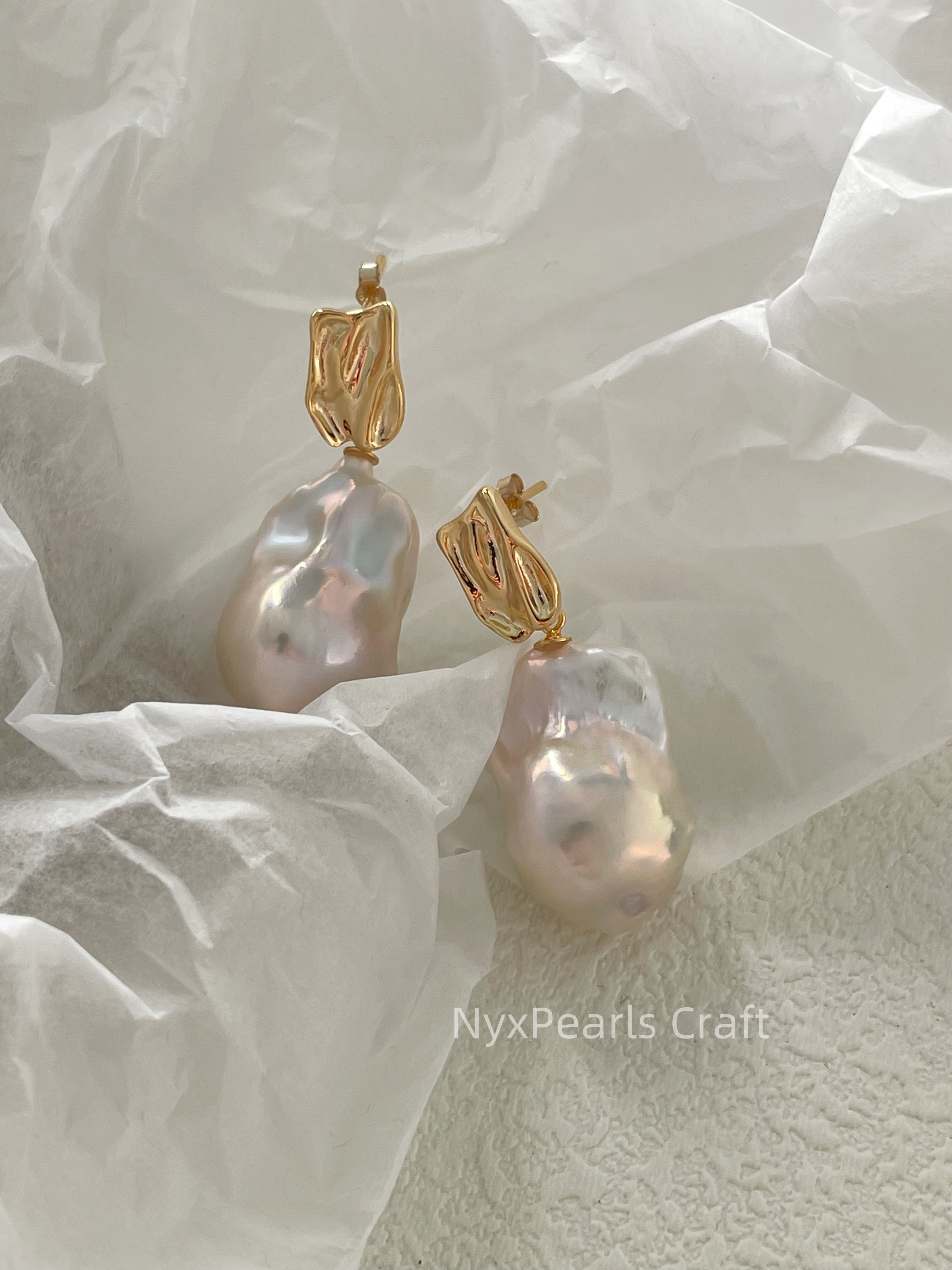 Oversized Metal Hoop Earrings