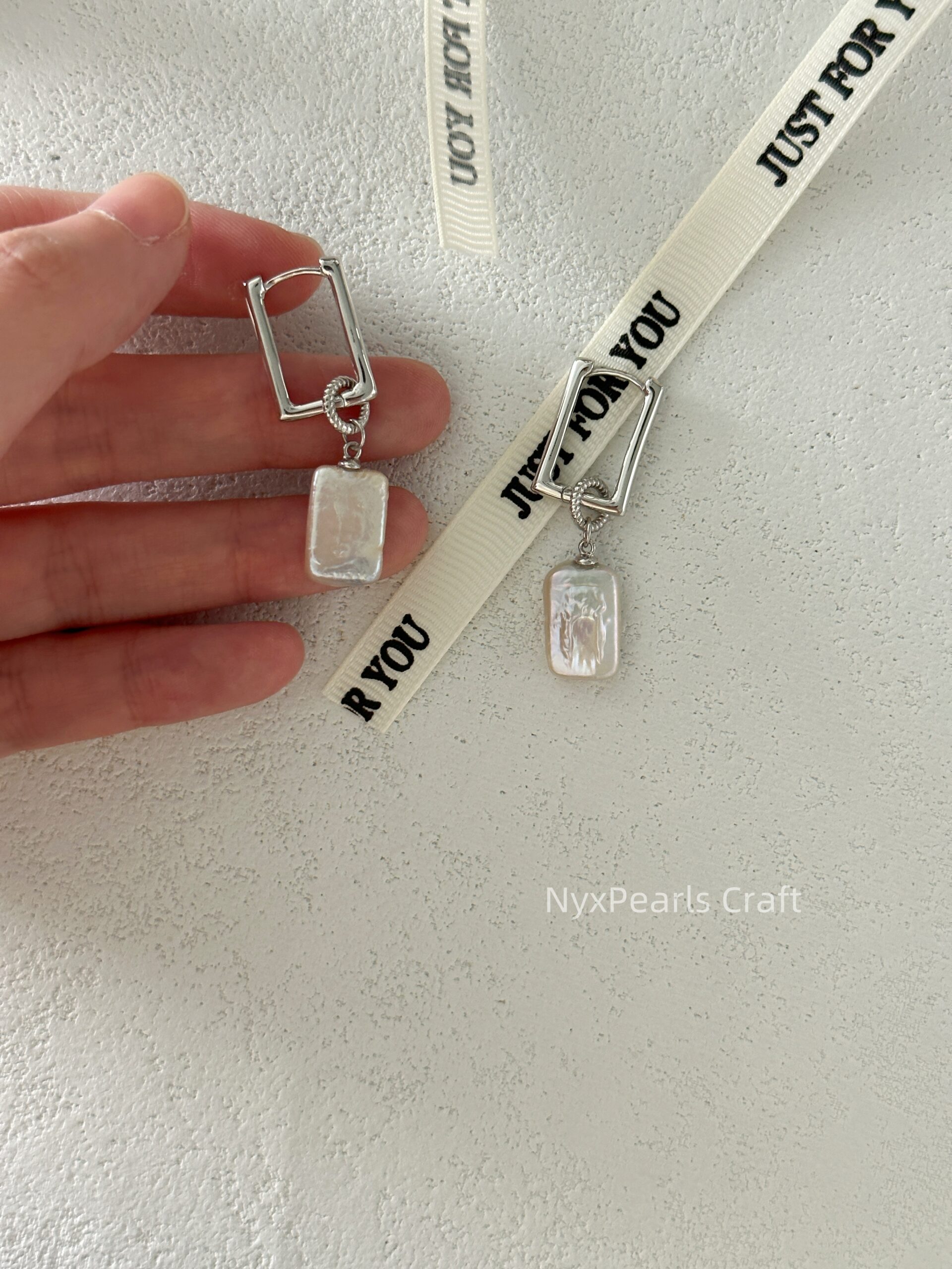 Square Structure Earrings - 图片 9