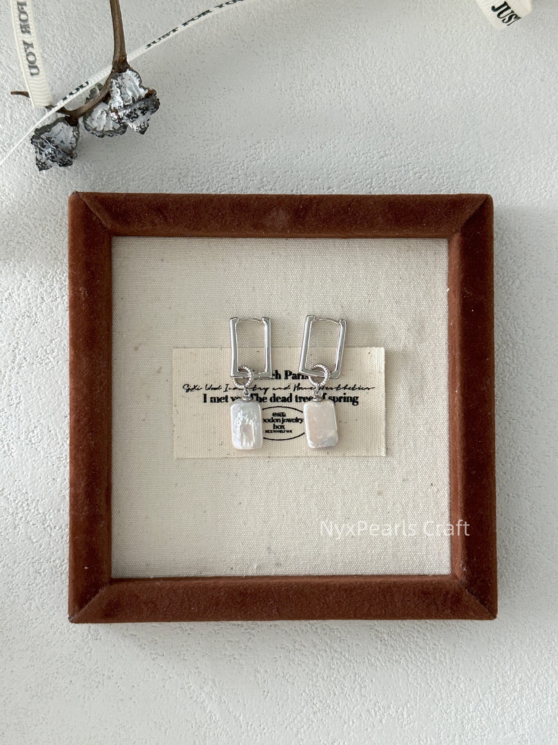 Square Structure Earrings - 图片 3