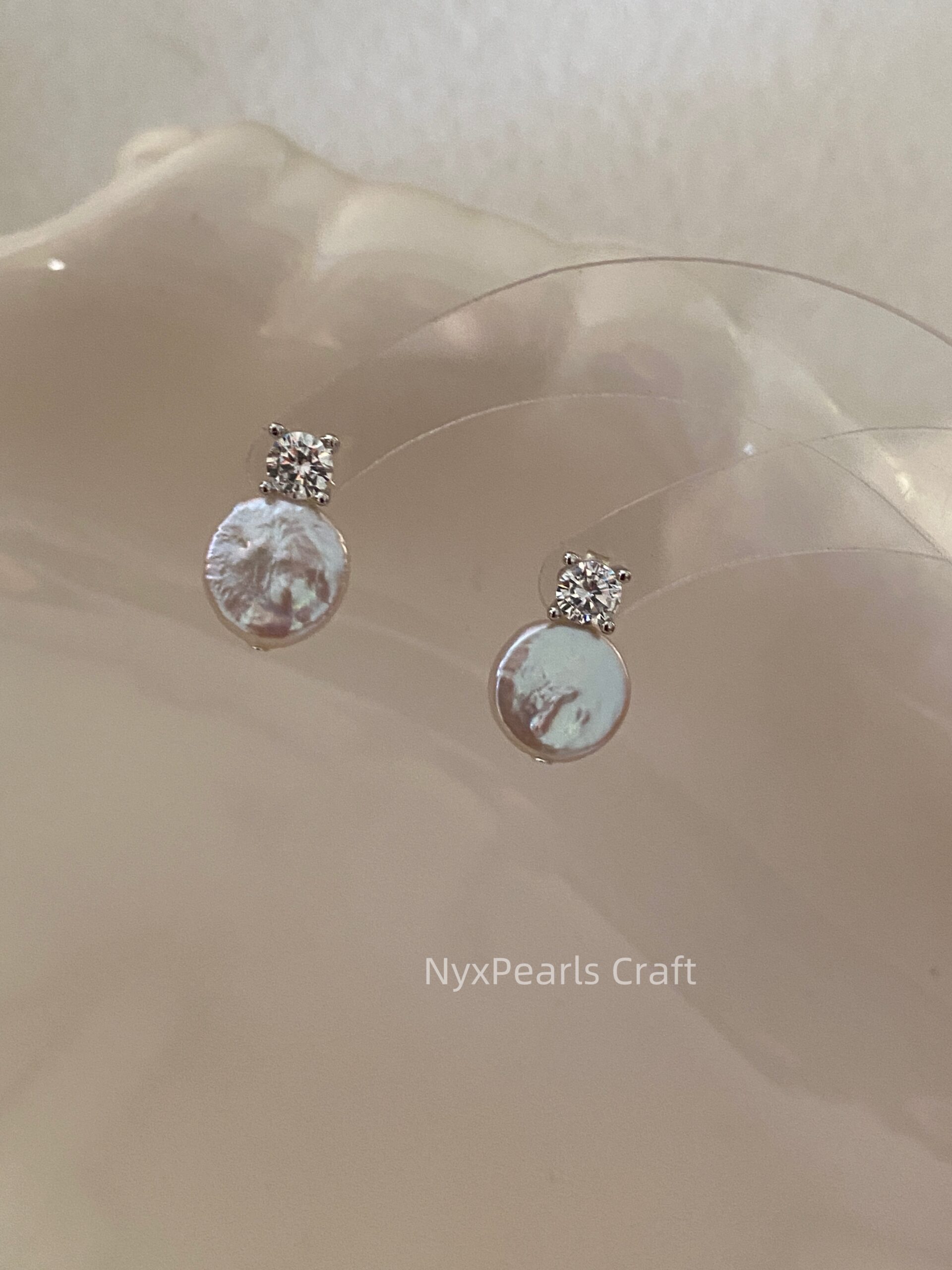 593 Mini Round CZ Stud Earrings - 图片 3