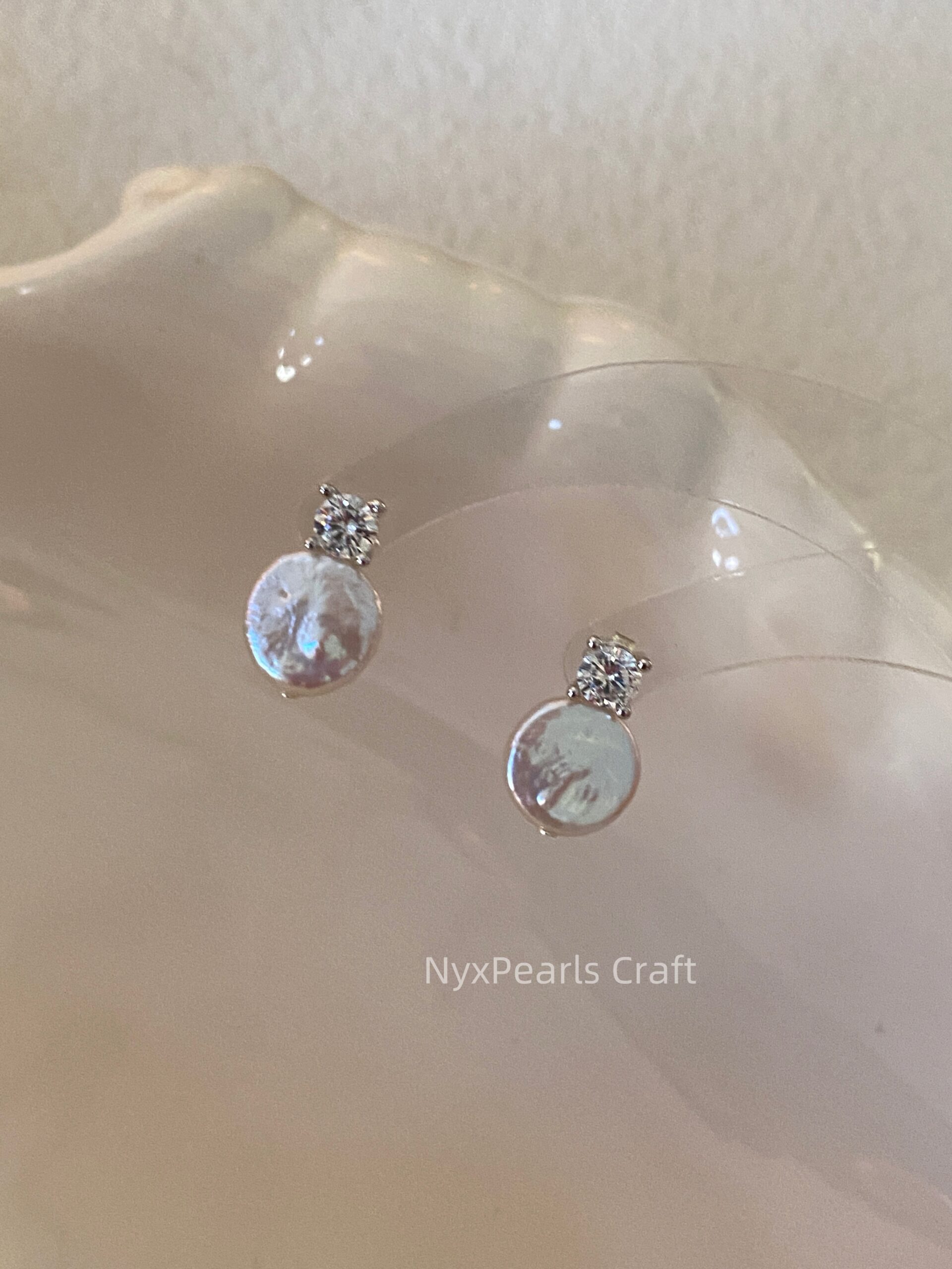 593 Mini Round CZ Stud Earrings - 图片 2